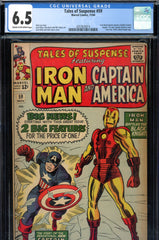 Tales Of Suspense #59 CGC graded 6.5 double feature begins