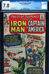 Tales Of Suspense #61 CGC graded 7.0 first appearance of General Wo