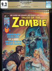 Tales Of The Zombie #9 CGC graded 9.2  Earl Norem cover PEDIGREE