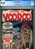 Tales of Voodoo v3 #6 CGC graded 9.0 Eerie Publications bondage cover