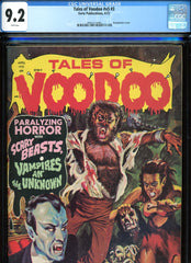 Tales of Voodoo Vol 5 #3 CGC graded 9.2  decapitation cover