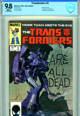 Transformers #5 CBCS graded 9.8 - HIGHEST GRADED - SOLD!