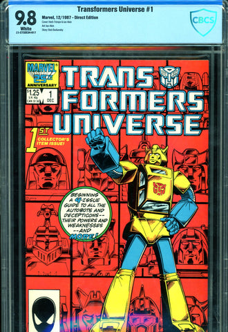 Transformer Universe #1 CBCS graded 9.8 - HIGHEST GRADED