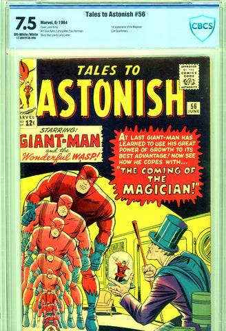 Tales to Astonish #56 CBCS graded 7.5  first appearance of the Magician - SOLD!