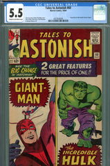 Tales To Astonish #60 CGC graded 5.5  double feature begins