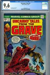 Uncanny Tales #6 CGC graded 9.6 SCARCE IN GRADE! reprints story from T.T.A. #1