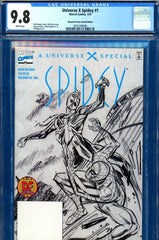 Universe X Spidey #1 CGC graded 9.8 HIGHEST GRADED Sketch Edition - ONLY 1,000 made