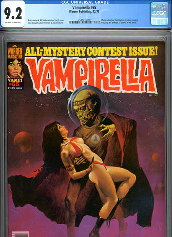 Vampirella #65 CGC graded 9.2 - Enrich cover - Gonzales, Bermejo, Auraleon art