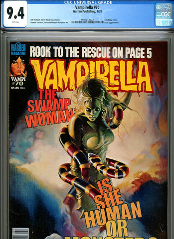 Vampirella #70 CGC graded 9.4 - Kelly cover - Rook appearance
