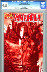 Vampirella #2 CGC graded 9.8 - Jusko variant cover HIGHEST GRADED