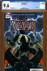Venom #1 CGC graded 9.2 - Stegman cover and art - Venom #166