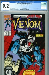 Venom: Lethal Protector #2 CGC graded 9.2 - Spider-Man appearance