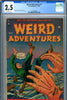 Weird Adventures #1 CGC graded 2.5 scarcity index 6 - Matt baker art