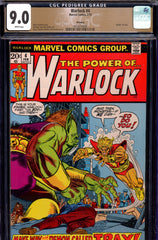 Warlock #04 CGC 9.0 "death" of Triax PEDIGREE