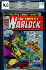 Warlock #04 CGC graded 9.0 - death of Triax - PEDIGREE