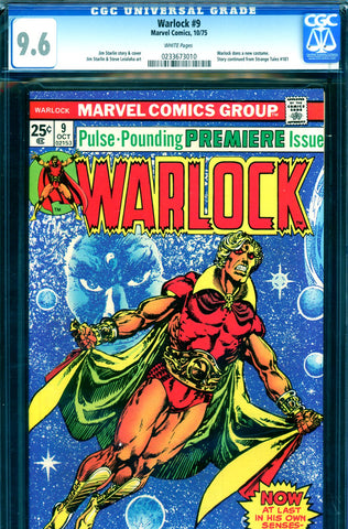 Warlock #09 CGC graded 9.6 - dons new costume