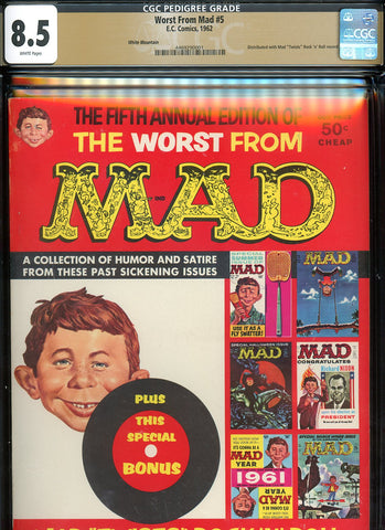 Worst From MAD #5 CGC graded 8.5 includes record - 1962 - PEDIGREE