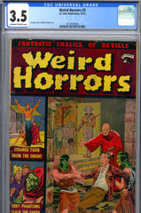Weird Horrors #3 CGC graded 3.5  pre-code horror - hashish story