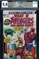 What If? #03 CGC graded 9.4 - Kane and Sinnott cover  PEDIGREE
