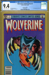 Wolverine Limited Series #2 CGC 9.4  NEWSSTAND ED. - 1st FULL app. Yukio - SOLD!