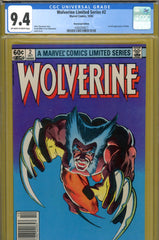 Wolverine Limited Series #2 CGC 9.4  NEWSSTAND ED. - 1st FULL app. Yukio