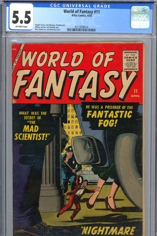 World Of Fantasy #11 CGC graded 5.5 Joe Maneely cover