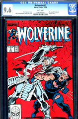 Wolverine #2 CGC graded 9.6 - Silver Samurai/Jessica Drew appearance