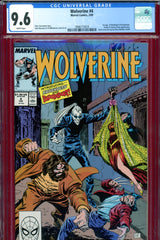 Wolverine #004 CGC graded 9.6 - first app. of Bloodsport & Roughouse