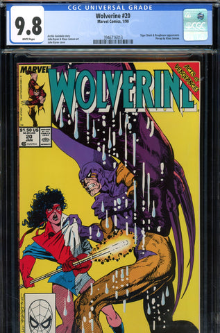 Wolverine #20 CGC graded 9.8 - John Byrne cover and art HIGHEST GRADED