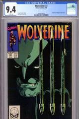 Wolverine #023 CGC graded 9.4  Roughouse/Magneto appearance - SOLD!