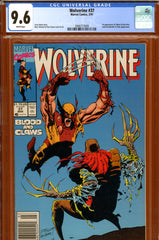Wolverine #037 CGC graded 9.6  NEWSSTAND EDITION - 1st Albert & Elsie-Dee