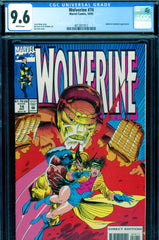 Wolverine #74 CGC graded 9.6  Sentinels appearance -  Fern cover and art