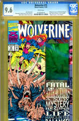 Wolverine #075 CGC graded 9.6 - DIRECT EDITION - hologram on cover - SOLD!
