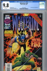 Wolverine #105 CGC graded 9.8 - Stick and Human Torch appearance  HIGHEST GRADED