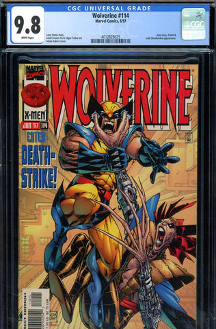 Wolverine #114 CGC graded 9.8 - Jean Grey, Storm, Lady Deathstrike app. HIGHEST GRADED