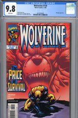 Wolverine #130 CGC graded 9.8 - Wendigo appearance  HIGHEST GRADED