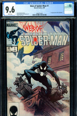 Web of Spider-Man #1 CGC graded 9.6  first appearance of the Vulturions - SOLD!