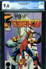Web of Spider-Man #2 CGC graded 9.6  Kingpin/Vulturions appearance