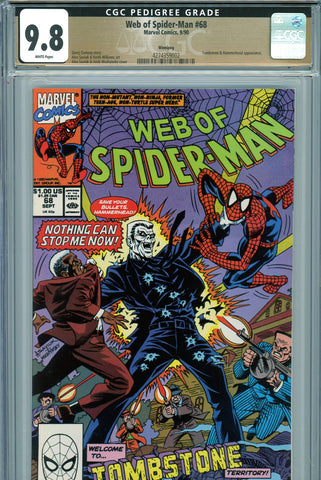 Web of Spider-Man #68 CGC graded 9.8 HIGHEST GRADED PEDIGREE - SOLD!