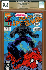 Web Of Spider-Man #82 CGC graded 9.6 PEDIGREE - Man-Mountain Marko c/s - SOLD!