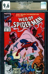 Web Of Spider-Man #84 CGC graded 9.6 PEDIGREE Kingpin/Hobgoblin /Rose c/s - SOLD!