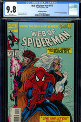 Web Of Spider-Man #113 CGC 9.8 - Black Cat & Gambit c/s HIGHEST GRADED POLY-BAGGED ED. - SOLD!