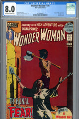 Wonder Woman #199 CGC graded 8.0 bondage cover Jeffrey Jones cover
