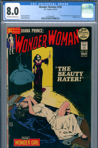 Wonder Woman #200 CGC graded 8.0 bondage cover Jeffrey Jones cover - SOLD!