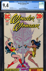 Wonder Woman #206 CGC graded 9.4 origin of Nebia