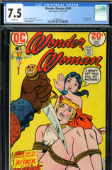 Wonder Woman #209 CGC graded 7.5 bondage cover