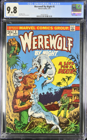 Werewolf By Night #5 CGC 9.8 - Ploog cover and art HIGHEST GRADED