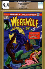 Werewolf By Night #18 CGC 9.4 - War of the Werewolves PEDIGREE - SOLD!