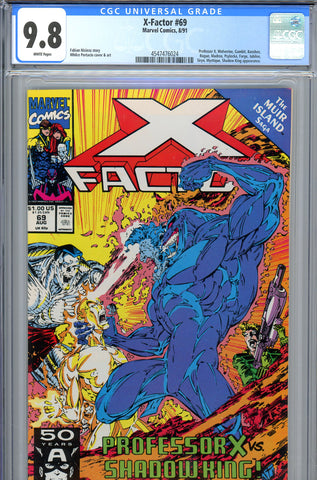 X-Factor #69 CGC 9.8 - Whilce Portacio cover and art  HIGHEST GRADED