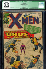 X-Men #8 CGC graded 3.5 - first appearance of Unus the Untouchable
